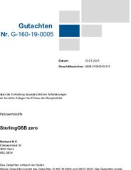 Gutachen for VOC compliance with DiBT