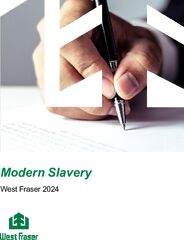 West Fraser Europe Limited - Modern Slavery Policy